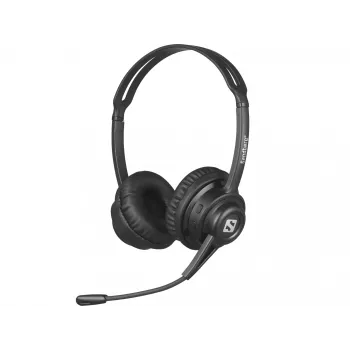 Sandberg kabelloses Headset ANC+ENC, Kabellos, Musik/Alltag, 20–20000 Hz, 230 g, Headset, Schwarz