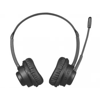 Sandberg kabelloses Headset ANC+ENC, Kabellos, Musik/Alltag, 20–20000 Hz, 230 g, Headset, Schwarz