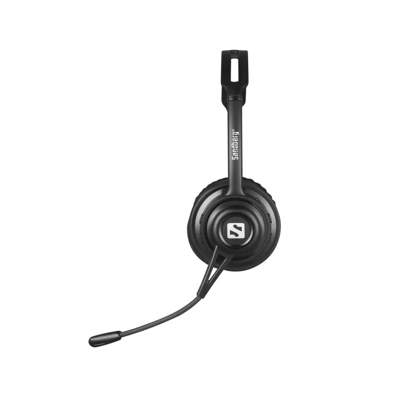 Sandberg kabelloses Headset ANC+ENC, Kabellos, Musik/Alltag, 20–20000 Hz, 230 g, Headset, Schwarz