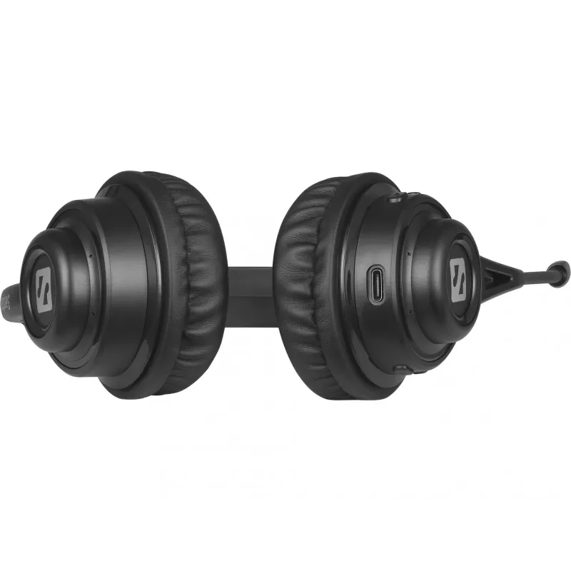 Sandberg kabelloses Headset ANC+ENC, Kabellos, Musik/Alltag, 20–20000 Hz, 230 g, Headset, Schwarz