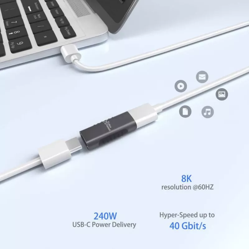 Microconnect USB3.2CFFA Kabeladapter USB C Schwarz