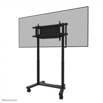 TV-Wagen Neomounts FL55-975BL1 motorisiert für 75–115 Zoll Bildschirme, Stahl, schwarz, max. 160 kg, Höhe 2154 mm