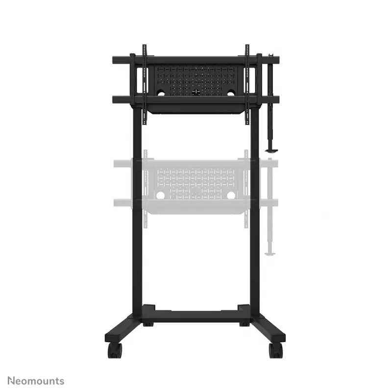 TV-Wagen Neomounts FL55-975BL1 motorisiert für 75–115 Zoll Bildschirme, Stahl, schwarz, max. 160 kg, Höhe 2154 mm