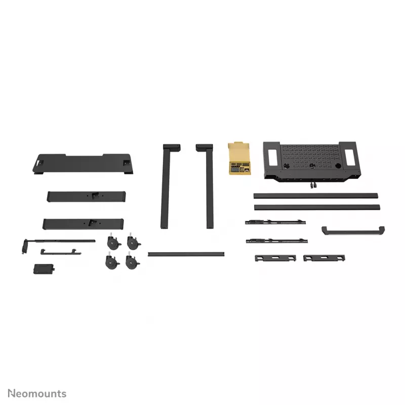 TV-Wagen Neomounts FL55-975BL1 motorisiert für 75–115 Zoll Bildschirme, Stahl, schwarz, max. 160 kg, Höhe 2154 mm