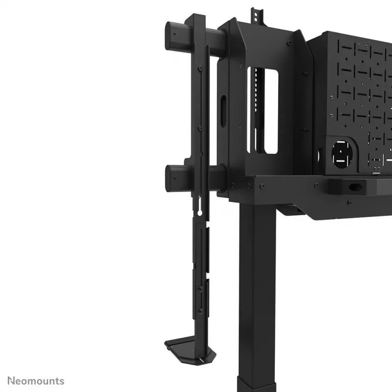 TV-Wagen Neomounts FL55-975BL1 motorisiert für 75–115 Zoll Bildschirme, Stahl, schwarz, max. 160 kg, Höhe 2154 mm
