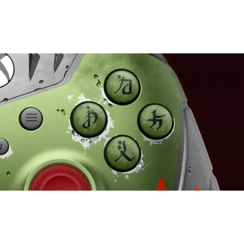 Wireless Gamepad Microsoft Xbox Wireless Controller DOOM: The Dark Ages Limited Edition, Bluetooth/USB, mehrfarbig, AA-Batterie, USB-C