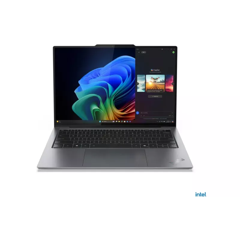 Laptop Lenovo ThinkPad X9-14 Gen 1 — 14 Zoll WUXGA, 16GB RAM, 512GB SSD, Intel Arc Integrated, Windows 11 Pro, Fingerabdruckleser, englische Tastatur, Grau