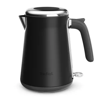 Wasserkocher Tefal KI6668E0 — 1,7 l, 2400 W, Edelstahlgehäuse, schwarz
