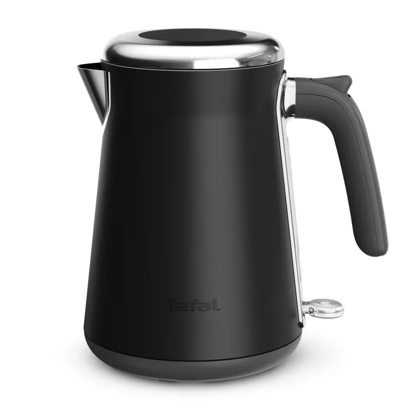 Wasserkocher Tefal KI6668E0 — 1,7 l, 2400 W, Edelstahlgehäuse, schwarz