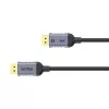 DisplayPort-Kabel Unitek C1626GY01-3M 3 m, DisplayPort 2.1 Stecker–Stecker, 80 Gbit/s, HDR, HDCP 2.2, Goldkontakte