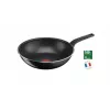 Wok/Stir-Fry Pfanne Tefal Simply Clean B5671953, 28 cm, Aluminium, Antihaft-Titanbeschichtung, Thermo-Spot