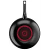 Wok/Stir-Fry Pfanne Tefal Simply Clean B5671953, 28 cm, Aluminium, Antihaft-Titanbeschichtung, Thermo-Spot