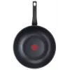 Wok/Stir-Fry Pfanne Tefal Simply Clean B5671953, 28 cm, Aluminium, Antihaft-Titanbeschichtung, Thermo-Spot