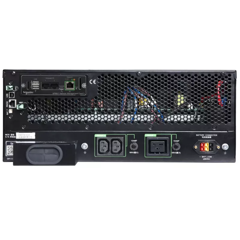 APC SRTG6KXLI unterbrechungsfreie Stromversorgung (USV) Doppelwandler (Online) 6 kVA 6000 W 3 AC-Ausgänge