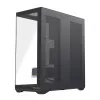Full-Tower-PC-Gehäuse MODECOM Volcano SPACE XL NF — Schwarz, gehärtetes Glas, ARGB, unterstützt micro-ATX, bis zu 44 cm GPU, 3×3,5 Zoll/4×2,5 Zoll Schächte, USB-A 2×, USB-C 1×