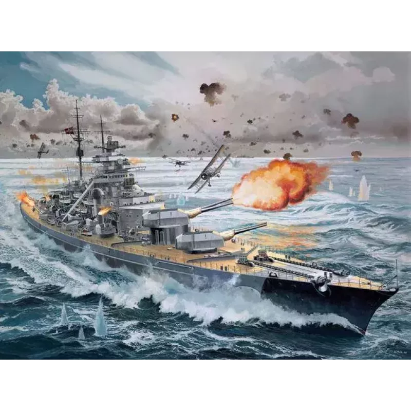 Marineschiffmodell Revell Bismarck Bausatz 1:350
