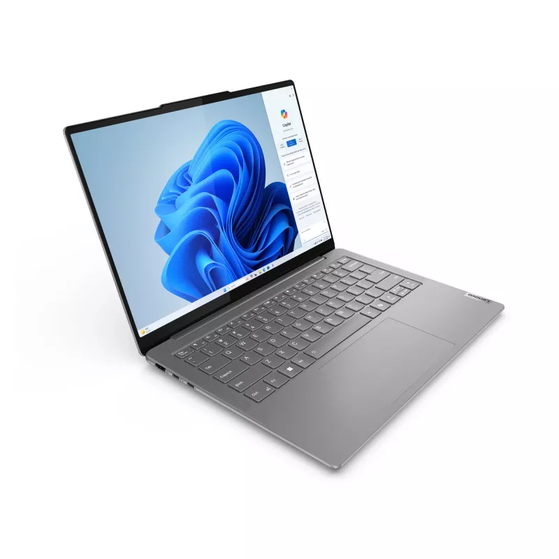 Lenovo Yoga schlank 7 14IMH9 Intel Core Ultra 5 125H Laptop 35,6 cm (14 Zoll) WUXGA 16 GB LPDDR5x-SDRAM 512 GB SSD Wi-Fi 6E (802.11ax) Windows 11 Home German Grau