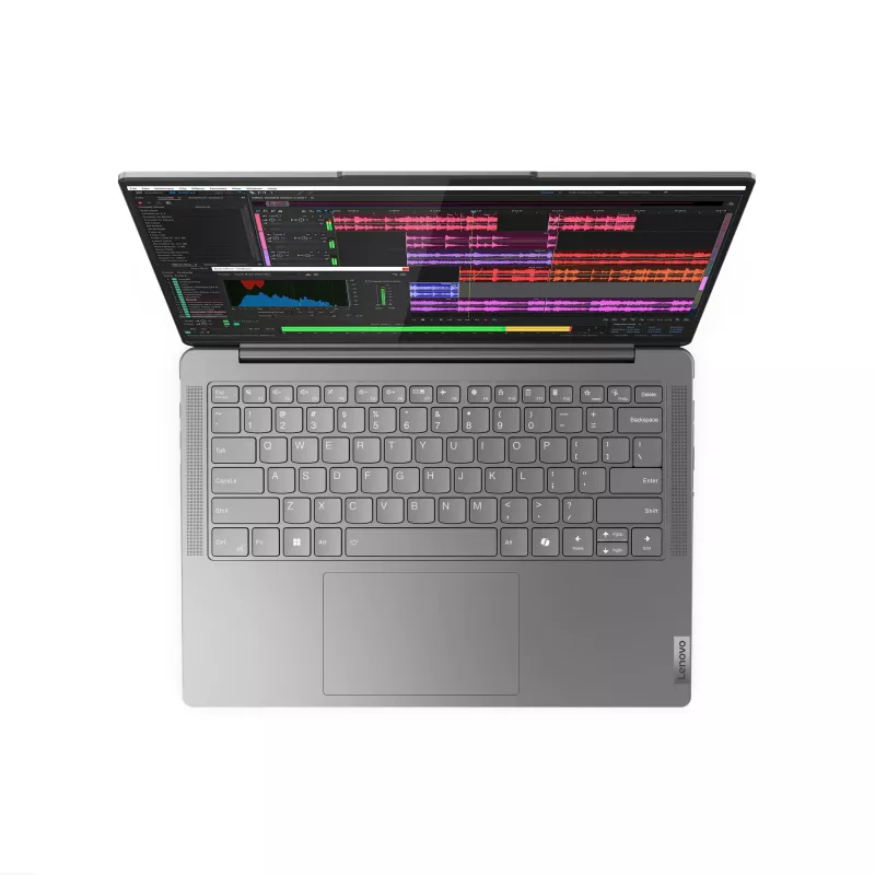 Lenovo Yoga schlank 7 14IMH9 Intel Core Ultra 5 125H Laptop 35,6 cm (14 Zoll) WUXGA 16 GB LPDDR5x-SDRAM 512 GB SSD Wi-Fi 6E (802.11ax) Windows 11 Home German Grau