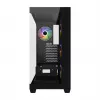 FSP M340-BA Gehäuse Midi Tower mITX, mATX, ATX Schwarz ARGB, Midi Tower, PC, Schwarz, ATX, micro ATX, Mini-ITX, Glass, SPCC, 17 cm