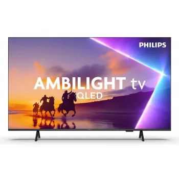TV Philips 43PUS8450/12 43 Zoll QLED 4K Ultra HD, 3840×2160, Titan OS, Wi‑Fi, Ethernet, Schwarz