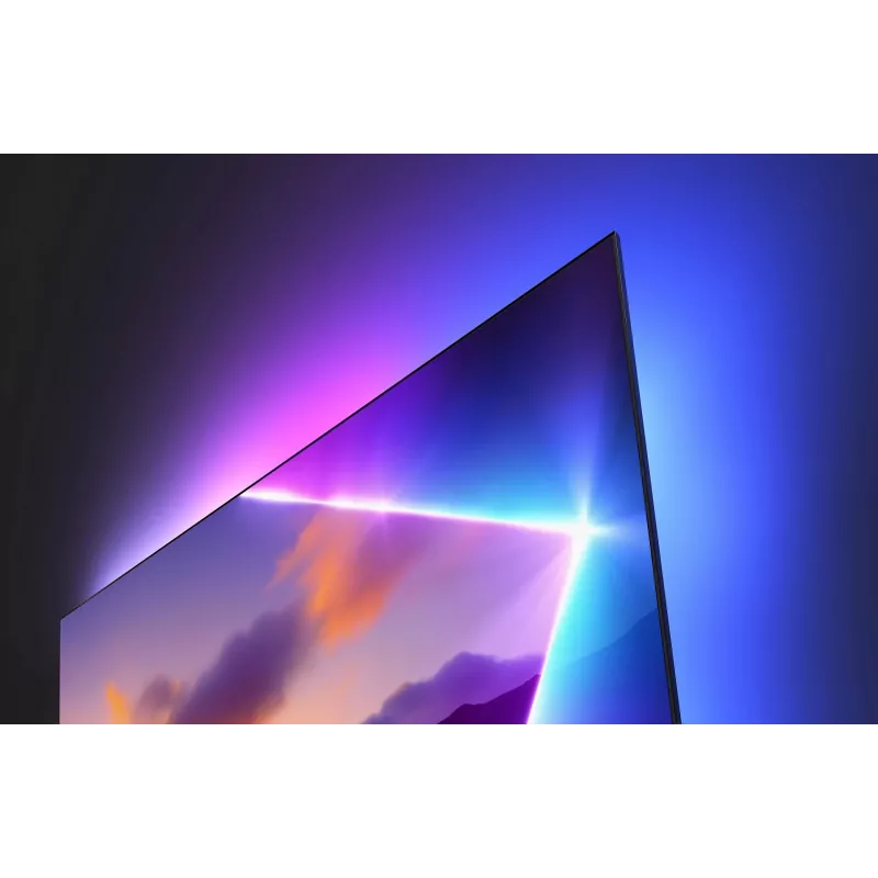 TV Philips 43PUS8450/12 43 Zoll QLED 4K Ultra HD, 3840×2160, Titan OS, Wi‑Fi, Ethernet, Schwarz