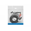 Audiokabel Lanberg CA-MJRC-10CC-0020-BK 3,5 mm RCA 2 m Schwarz Rot Weiß