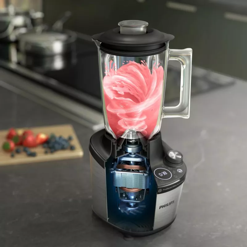 Tischmixer Philips 7000er-Serie HR3760/10 Schwarz Edelstahl