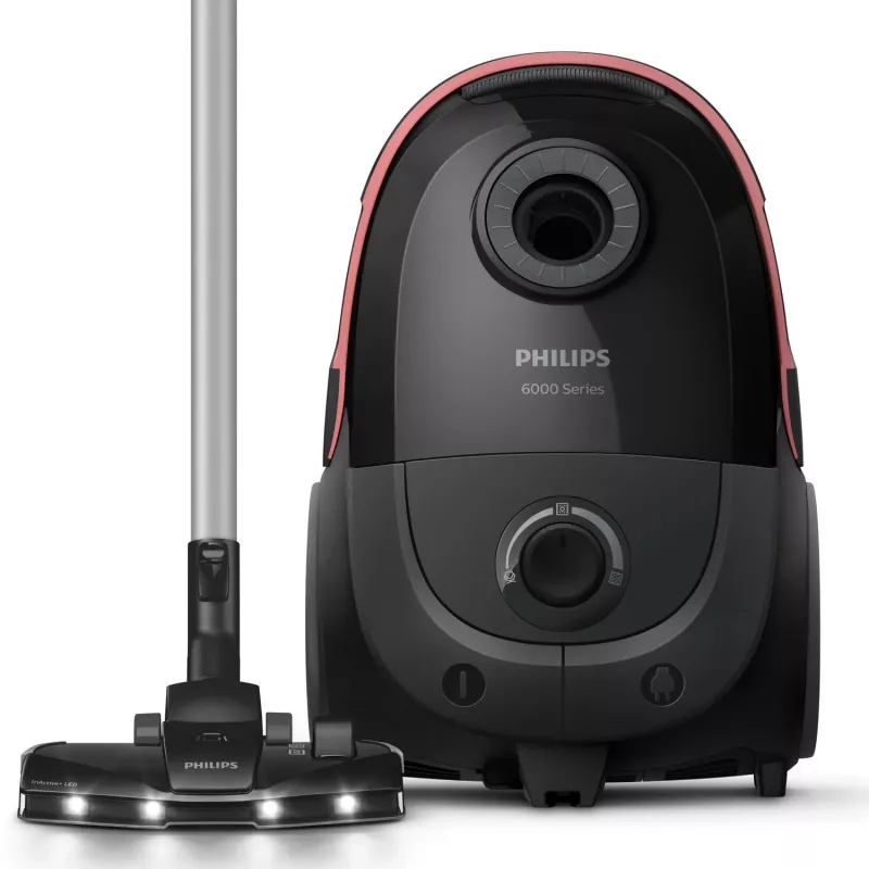 Bodenstaubsauger Philips XD6142/12 — 900 W, 4-L-Staubbeutel, HEPA-Filter, schwarz