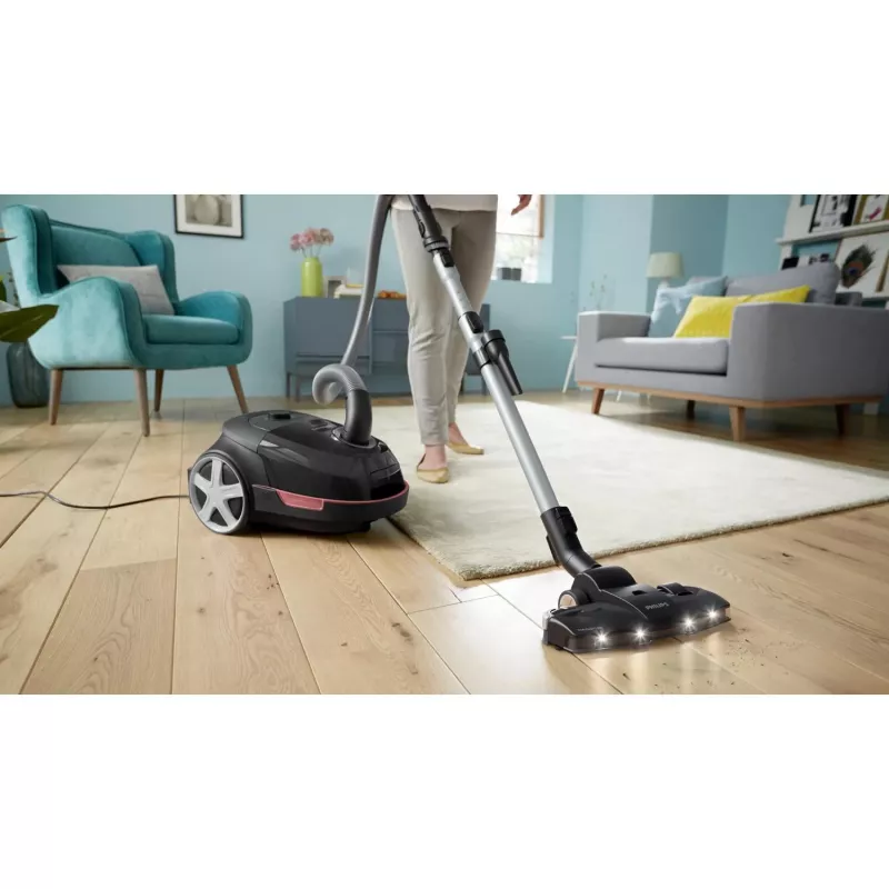 Bodenstaubsauger Philips XD6142/12 — 900 W, 4-L-Staubbeutel, HEPA-Filter, schwarz