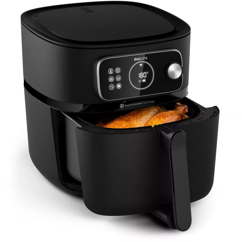 Philips HD9876/90 Heißluftfritteuse 7000 series, 8,3 L, 2200 W, schwarz