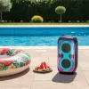 Lautsprechersystem BLAUPUNKT PB60X — 120W RMS, Bluetooth A2DP, FM, LED-Display, 7000mAh Batterie, 18h, AUX, Fernbedienung, 568×322×321 mm