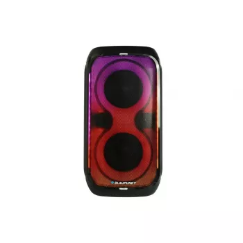 Lautsprechersystem BLAUPUNKT PB60X — 120W RMS, Bluetooth A2DP, FM, LED-Display, 7000mAh Batterie, 18h, AUX, Fernbedienung, 568×322×321 mm