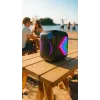 Indoor-/Outdoor-Lautsprechersystem BLAUPUNKT PB6LED — 40 W RMS, Bluetooth, FM, MicroSD, LED-Anzeige, 4500 mAh Akku