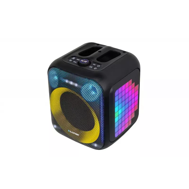 Indoor-/Outdoor-Lautsprechersystem BLAUPUNKT PB6LED — 40 W RMS, Bluetooth, FM, MicroSD, LED-Anzeige, 4500 mAh Akku