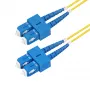 StarTech.com 30m SC auf SC (UPC) OS2 Singlemode Duplex Glasfaserkabel, 9/125µm, 40G/100G Zipcord, biegeunempfindlich, geringe Einfügedämpfung – LSZH Glasfaser-Patchkabel
