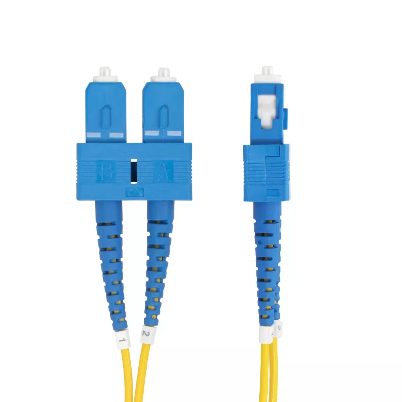 StarTech.com 30m SC auf SC (UPC) OS2 Singlemode Duplex Glasfaserkabel, 9/125µm, 40G/100G Zipcord, biegeunempfindlich, geringe Einfügedämpfung – LSZH Glasfaser-Patchkabel