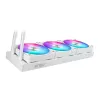All-in-One-Flüssigkeitskühler ASUS MAX Gaming LC 360 ARGB LCD White Edition, 120-mm-Lüfter, unterstützt AM4/AM5/LGA1700