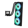 All-in-One-Flüssigkeitskühler ASUS MAX GAMING LC 360 ARGB LCD — 360-mm-Radiator, 120-mm-Lüfter, unterstützt AM4/AM5/LGA1700, Schwarz
