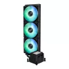 All-in-One-Flüssigkeitskühler ASUS MAX GAMING LC 360 ARGB LCD — 360-mm-Radiator, 120-mm-Lüfter, unterstützt AM4/AM5/LGA1700, Schwarz