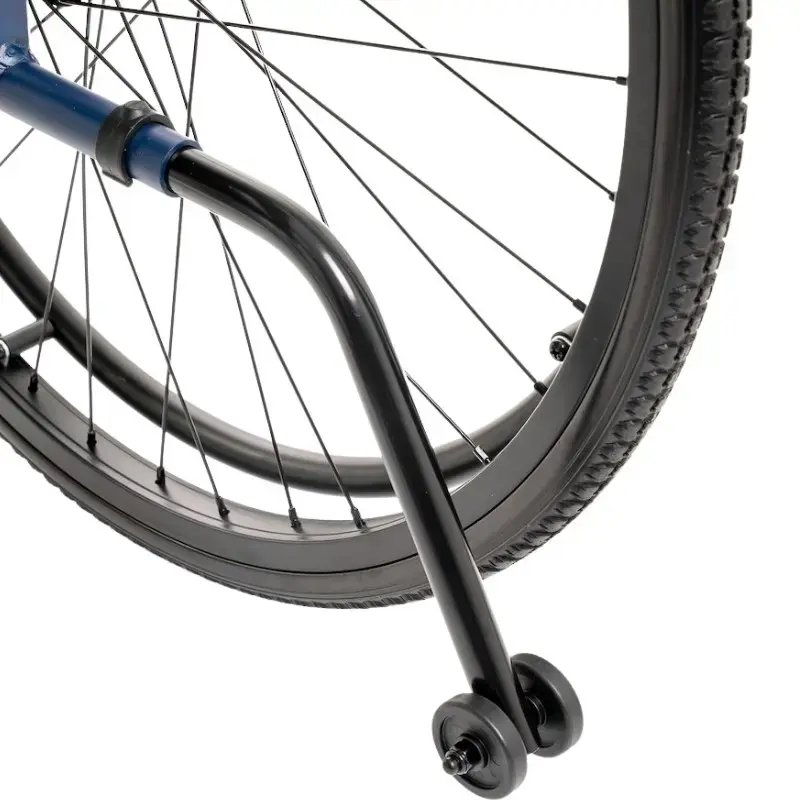 Rollstuhl MDH NAVY1 Leichtgewicht-Aluminium, Sitzfläche 43×42 cm, maximale Belastung 120 kg, faltbar, 14,4 kg