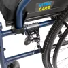 Rollstuhl MDH NAVY1 Leichtgewicht-Aluminium, Sitzfläche 43×42 cm, maximale Belastung 120 kg, faltbar, 14,4 kg