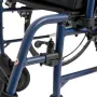 Leichtgewichtiger Aluminium-Rollstuhl MDH NAVY1 – Aluminiumrahmen, Sitz 46×42 cm, max. Benutzergewicht 120 kg, faltbar, 14,7 kg