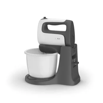Tefal PrepMix+ HT464138 Handmixer mit Standschüssel 500 W grau/weiß