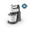 Tefal PrepMix+ HT464138 Handmixer mit Standschüssel 500 W grau/weiß
