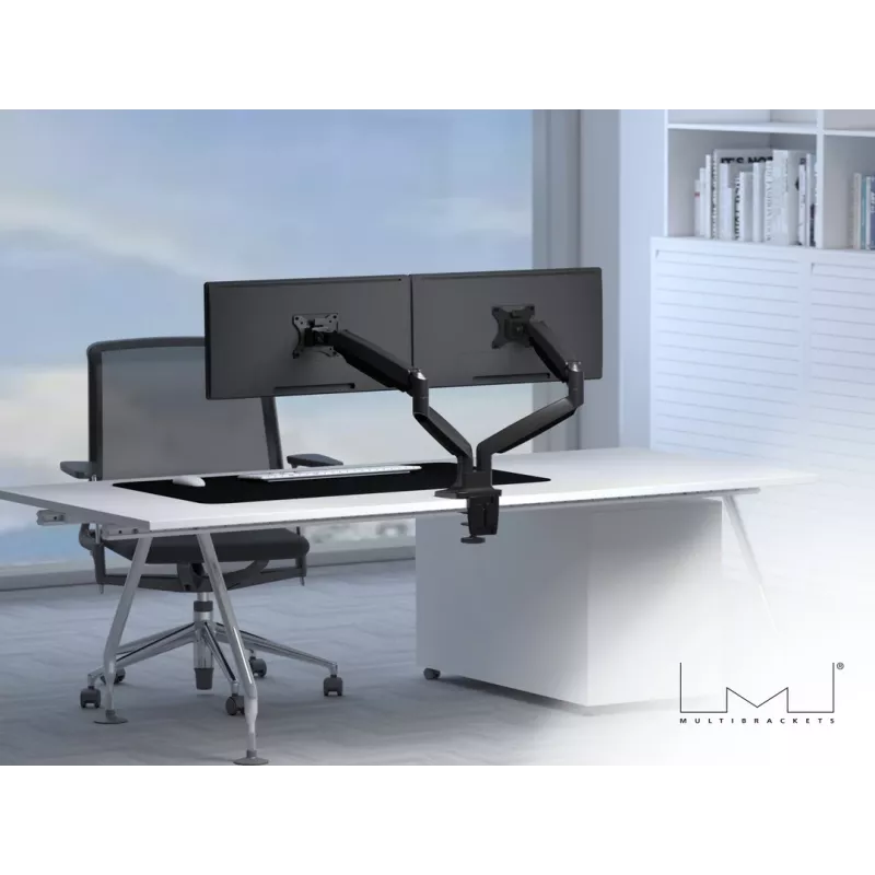 Multibrackets M Deskmount Gas Spring Dual Schwarz