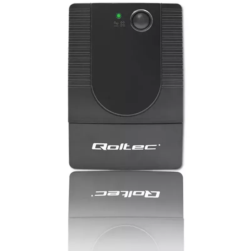Unterbrechungsfreie Stromversorgung QOLTEC 53773 0,85 kVA (480 W) Line-Interactive, 1x Typ-E-Ausgang, 7-Ah-Batterie