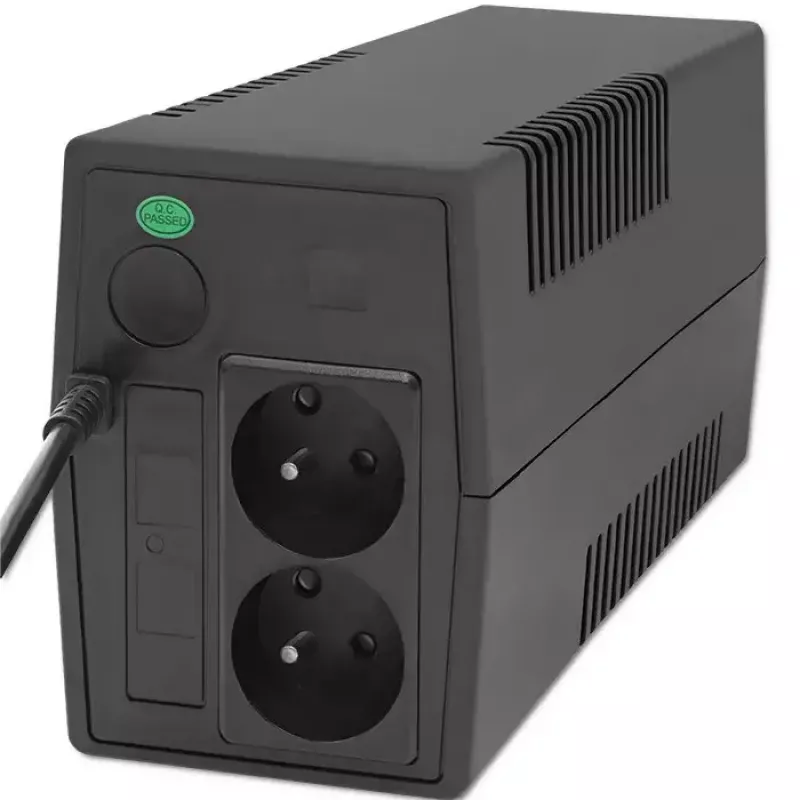 Unterbrechungsfreie Stromversorgung QOLTEC 53773 0,85 kVA (480 W) Line-Interactive, 1x Typ-E-Ausgang, 7-Ah-Batterie