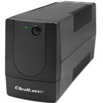 Unterbrechungsfreie Stromversorgung QOLTEC 53773 0,85 kVA (480 W) Line-Interactive, 1x Typ-E-Ausgang, 7-Ah-Batterie