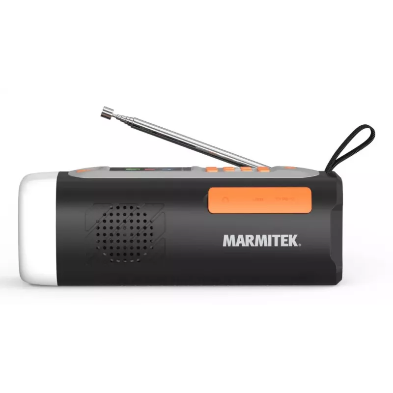 Marmitek RESQ 200 – Kurbelradio, Tragbar, Analog & digital, DAB, DAB+, FM, 87,5 - 108 MHz, 170 - 240 MHz, 3 W