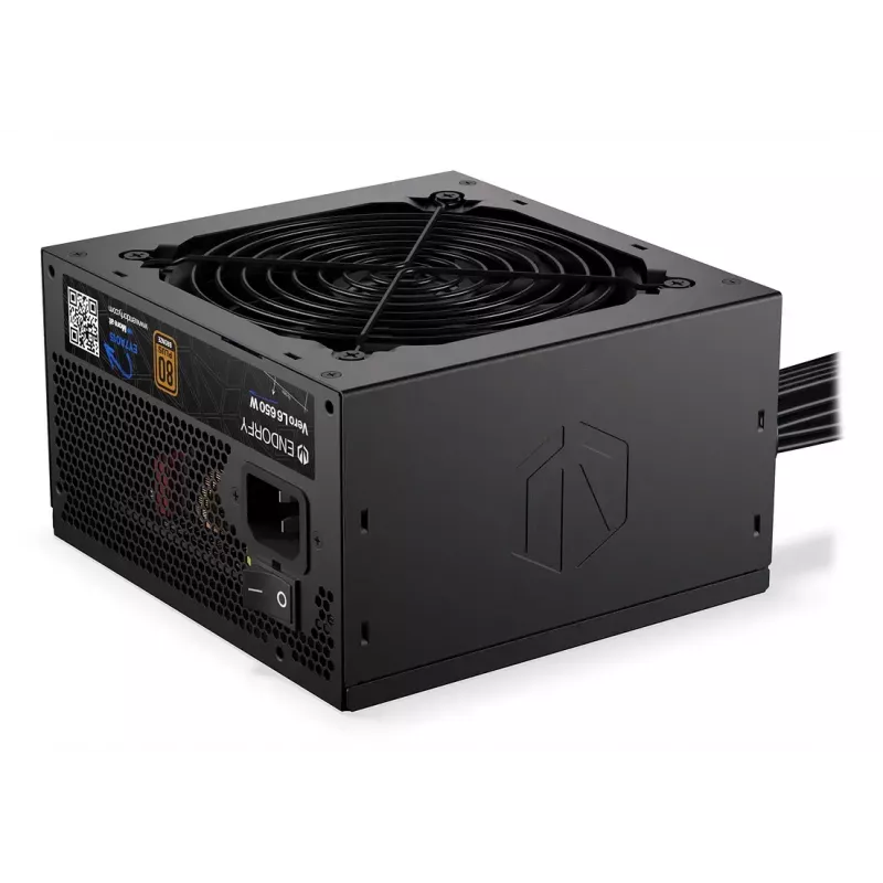 Netzteil ENDORFY Vero L6 650 W ATX 24-Pin, 80 PLUS Bronze, 120 mm Lüfter, schwarz